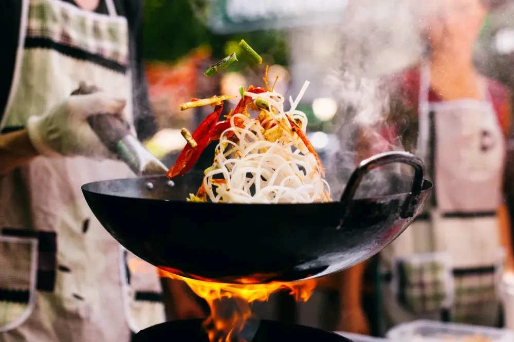 Wok près de La Destrousse