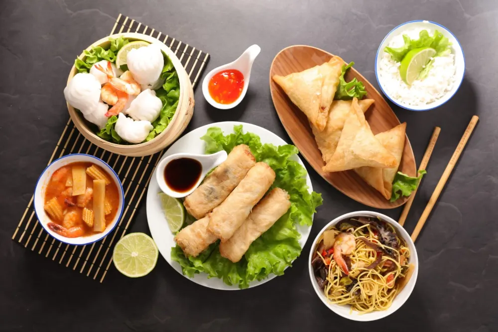 Produits asiatiques frais près de La Destrousse